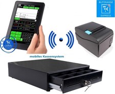 Mobile Kasse für Nagelstudio Kosmetikstudio: 10" Terminal Bondrucker Kassenlade