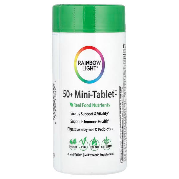 MULTIVITAMIN 50+ 90  Mini-Tabs RAINBOW LIGHT muy completo SUPERPRECIO Envio Free