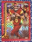 Jayden Daniels 2025 Topps Chrome Hot Pink X Fractor Football Card