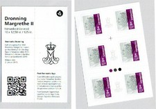 Denmark 2013 Queen M2 6-block definitive stamp