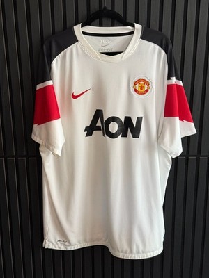 Nike Manchester United Football Club White 2011 Away Men's Size 2XL Pre-Owned