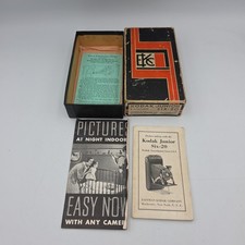 VINTAGE Kodak Vigilant Junior Six-20 Camera Box And Manual Only 1940s