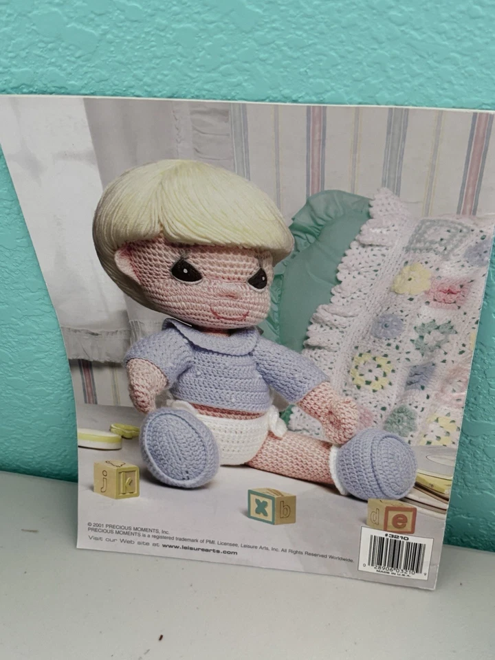 Precious Moments Baby Dolls & Afghans Crochet Patterns By Leisure Arts 2001 - Image 4 of 4