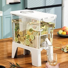 1 Gallon Beverage Dispenser with Stand, Fridge or Parties