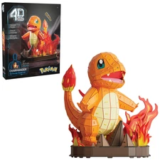 Pokémon Charmander 3D Model Kit - 241 Pieces for Ages 12+ - Desk Décor