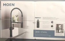 Moen 87580BL Joric Matte Black 1-Handle Pulldown Kitchen Faucet Powerboost *NEW*