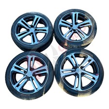 17'' INCH PEUGEOT 208 207 PARTNER 4X ALLOY WHEELS & TYRES 9812440777 9812440777