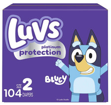 Luvs 104 Pack Platinum Protection Bluey Boy