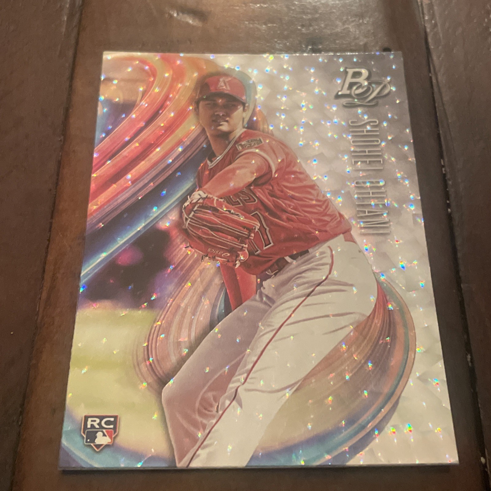 2018 Bowman Platinum ICE FOIL RC #34 SHOHEI OHTANI Rookie Card LA Dodgers Angels