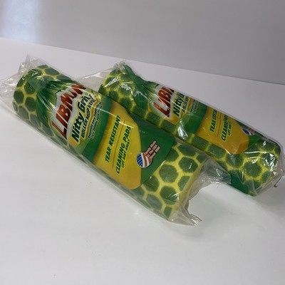 Lot Of 2 LIBMAN Nitty Gritty #2011 Roller Sponge Mop Refill Tear Resistant *NEW
