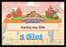 Gingerbread Partners Event All slots available