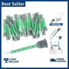 20 PCS Epoxy Mixing Nozzle Adhesive Mixing Nozzle Tip for Resin Adhesive Cartrid