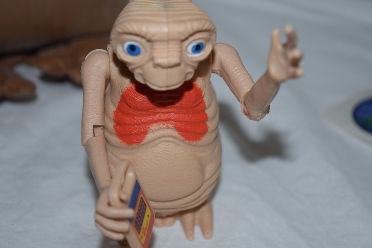 Vintage 1982 E.T. The Extraterrestrial Figures Lot Wind Up Talking