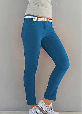 bpc Collection Stretch Hose Jeans Straight Fit Damenjeans Damen Blau Gr. 42-50