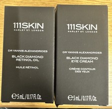 111skin Black Diamond Retinol Oil & Eye Cream 5ml Travel Size Set