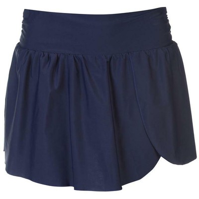 womens navy swim skirt