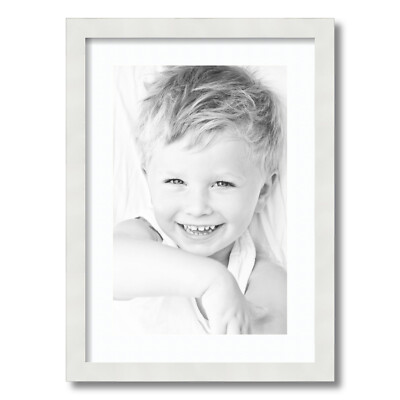 ArtToFrames Matted 15x21 White Picture Frame with 2'' Mat, 11x17 Opening 3966