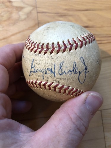 George Sisler Jr & Joe Cunningham + 8 Others Signed Baseball Johnny Antonelli? - Picture 10 of 20