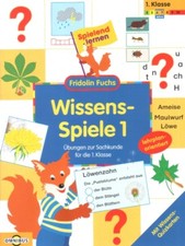 Grundschule: Lern- und Arbeitsheft  1. Klasse Sachkunde Wissensspiele(unbenutzt)