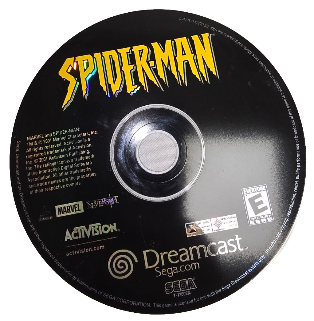 Spder-Man Dreamcast PAL - Prx - Photo - Présentaton