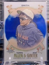 2021 Topps Allen & Ginter's Chrome Blue Refractor /150 Bianca Smith Rookie TZ 8K