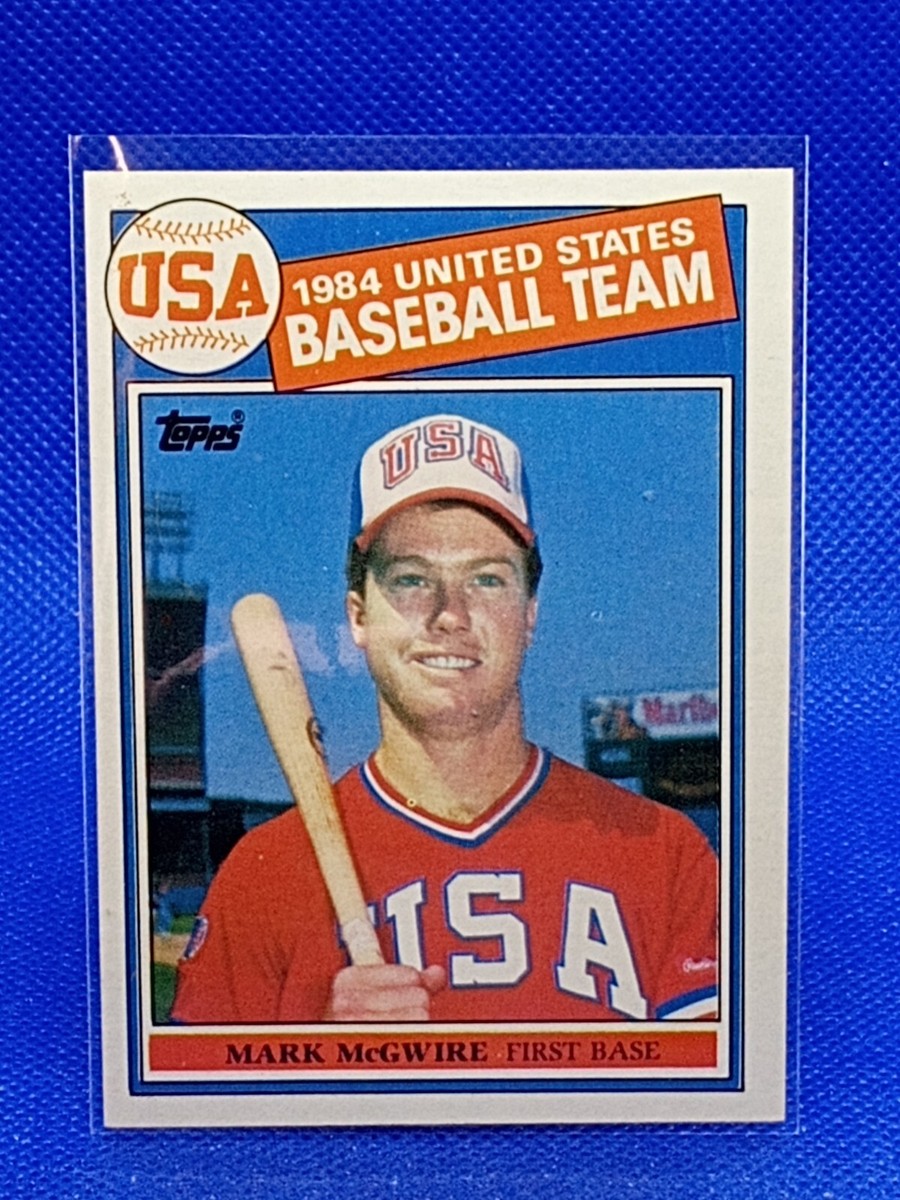 1985 Topps Mark McGwire 1984 USA Baseball Rookie Card RC #401 | eBay