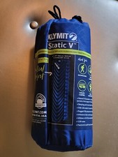 New Klymit Static V Sleeping Pad / Camping Air Mattress Blue Sleep Outside