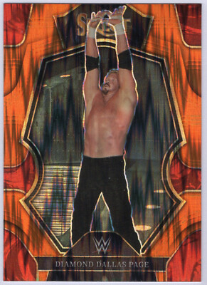 2023 PANINI SELECT WWE [ORANGE PRIZM] - 198 Diamond DALLAS PAGE [W LEGEND]