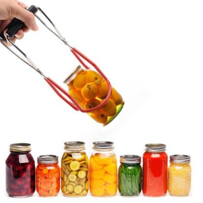 Canning Jar Lifter Tool Kit - Non-Slip Canning Supplies For Wide & Regular Mouth Jars