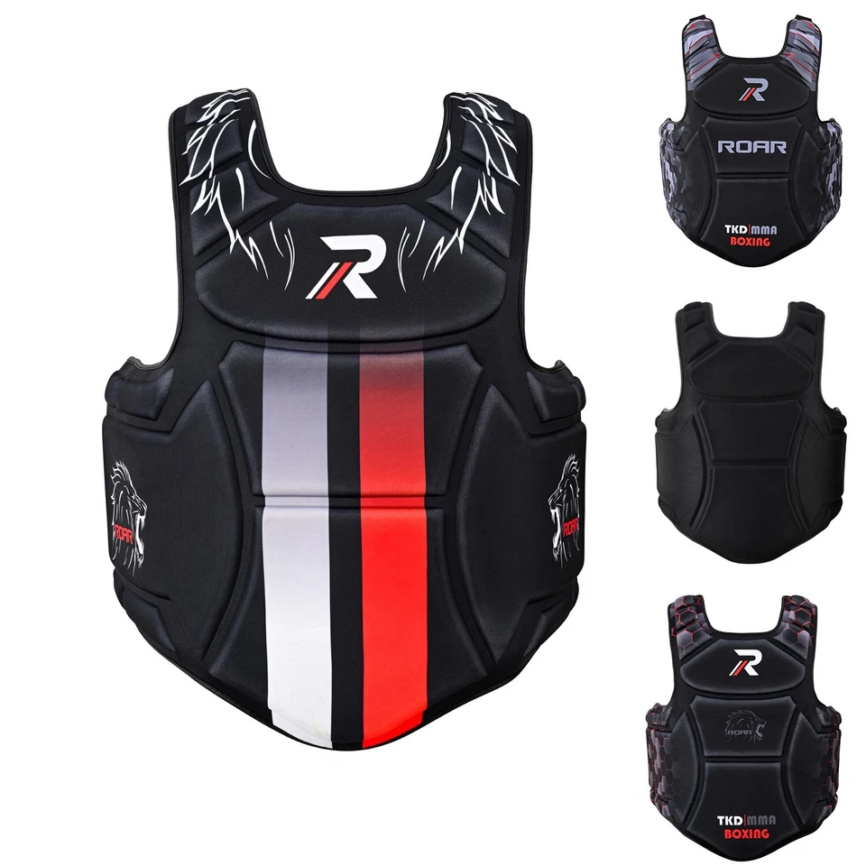 KOYES Boxing Chest Guard MMA Kickboxing Body Protector Pad Martial Arts Training - Image 2 of 4