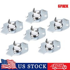 6Pack 3977393 Thermal Fuse replacement for Whirlpool Kenmore Maytag dryers