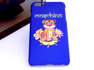 MOSCHINO Zubehör Hülle Für IPHONE 6/6S PLUS Tiger Blume NEU 7 A7910 Mit Box