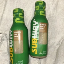 Lot 2 Subway Roasted Garlic Aioli Sauce, 16 fl. oz. bUB 5/25