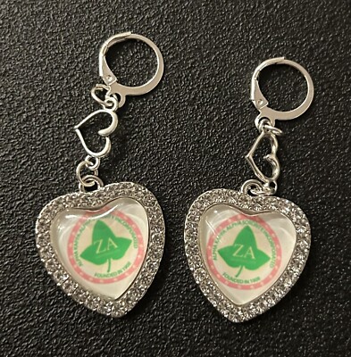 Alpha Kappa Alpha Sorority AKA Inspired Dangle Earrings