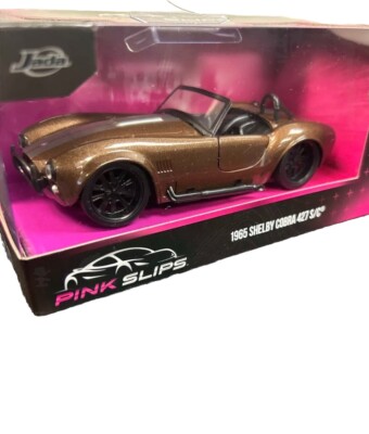Jada Pink Slips Diecast 1965 Shelby Cobra 427 S/C Brown Brand New Factory Sealed