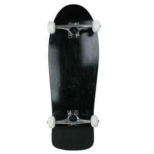 Moose Skateboards Old School 10" x 30" Stained Black Blank Skateboard Complete