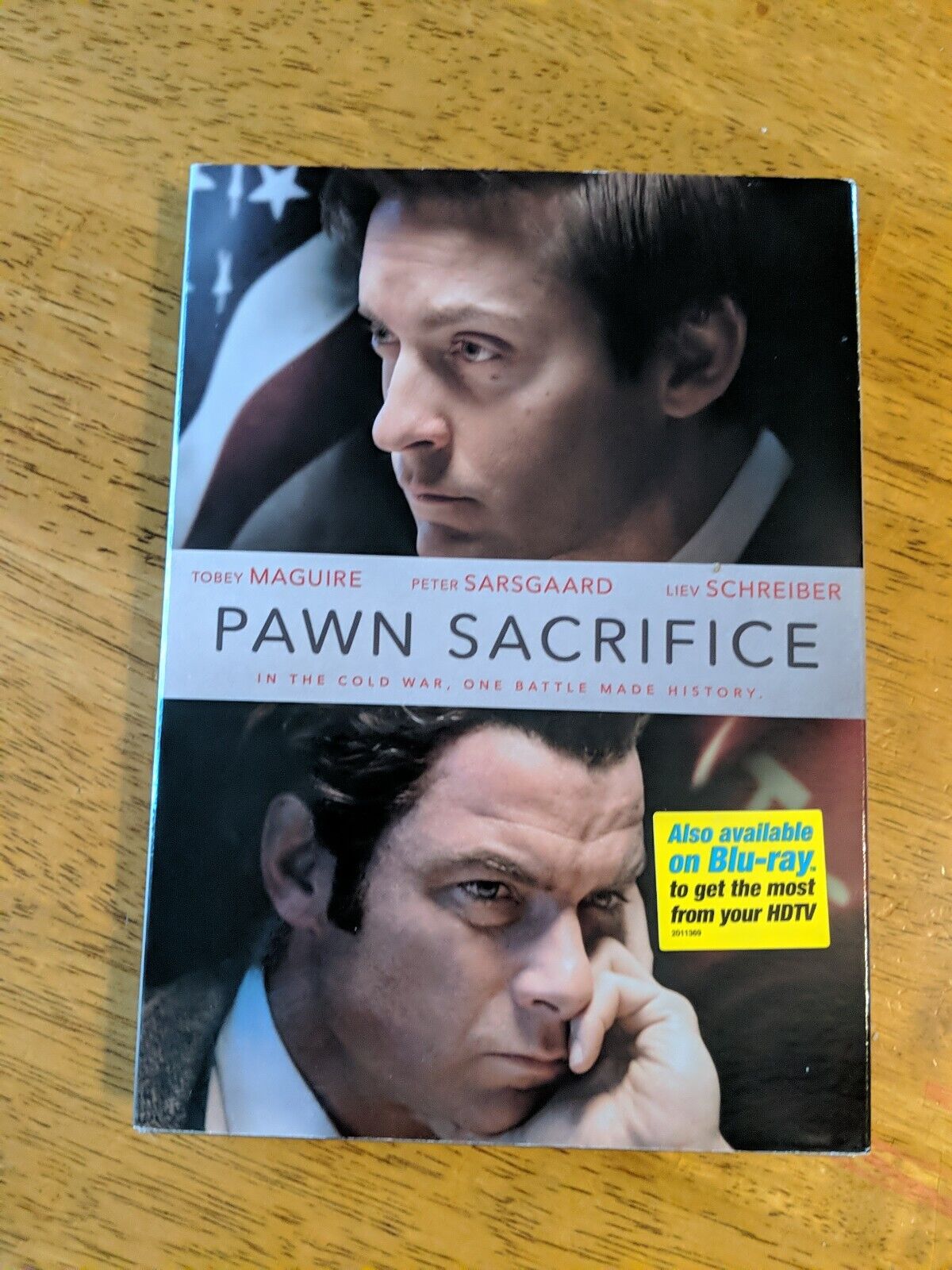 Pawn Sacrifice (Blu-ray+Digital HD, 2015) NEW with Slipcover OOP