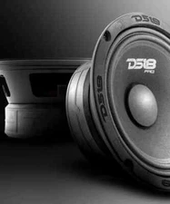 2) DS18 PRO-GM6.4 960W 6.5 Midrange Loudspeaker 4 Ohm Pro Car Mid Bass Speakers