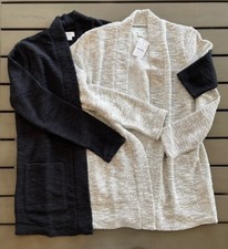 J. Crew Factory Women's Long Open Front Knit Cardigan