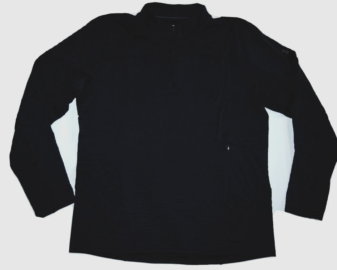 UNDER ARMOUR Spectra Black 1/4 Zip Pullover Activewear Top 1316277 Mens 2XL  | eBay