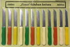 FIXWELL Stainless Steel Knives Home Kitchen Vegetable Knife Assorted Set Of 12