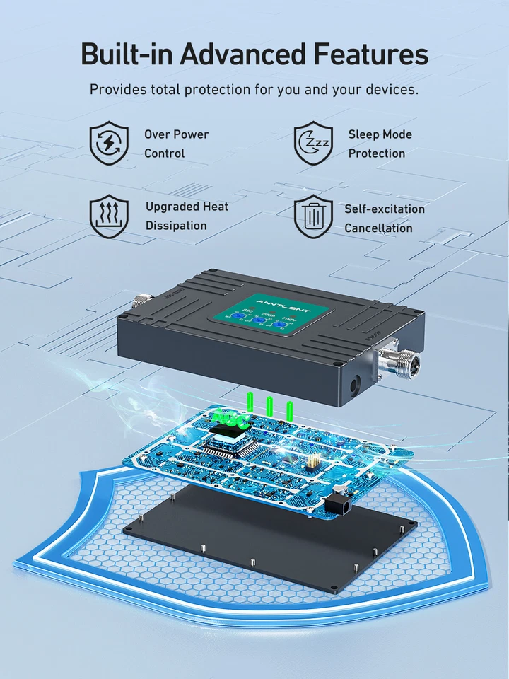 5G 4G Cell Phone Signal Booster 700/850MHz for AT&T Verizon Band 12/17/13/5 Kit - Image 3 of 4
