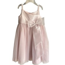NWT Chantilly Place Wedding Princess Formal Party Dress Pink Tulle Bow Size 2T