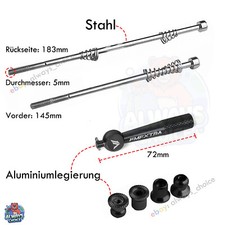 Fahrrad Schnellspanner Set - Alu Quick Release Für MTB & Rennrad