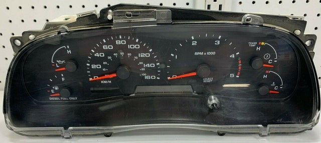 2000-2003 Ford F350 7.3l Powerstroke Gauge Cluster Tag As12111 for sale