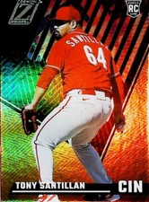 2022 Panini Chronicles #11 Tony Santillan Zenith Cincinnati Reds