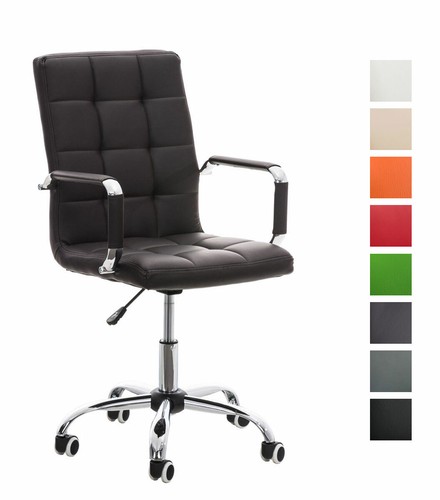 Sedia ufficio DELI V2 in similpelle Sedia pc girevole ergonomica regolabile  | eBay