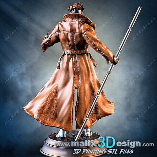 Gambit - X-Men - 3D Printed Kit by Sanix 3D - Resin Grey, Fan Art - Bild 5 von 10
