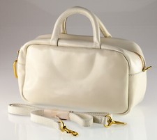 Clare V. Petit Claudine Handbag Brie Glace Le...