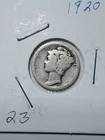 1920 Mercury Dime. Silver